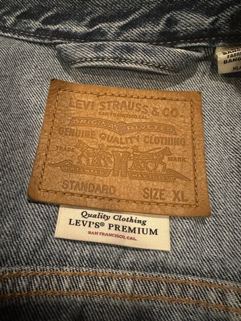 Levi's Premium BIG E Denim Trucker Jacket XL 723340574